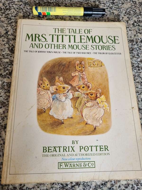 THE TALE OF MRS TITTLEMOUSE and other Mouse Stories by BEATRIX POTTER 1985