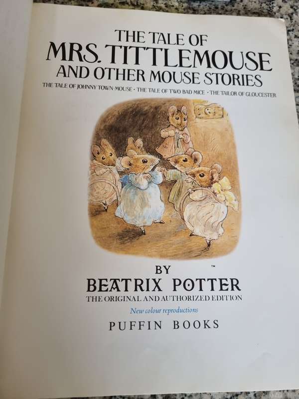 THE TALE OF MRS TITTLEMOUSE and other Mouse Stories by BEATRIX POTTER 1985