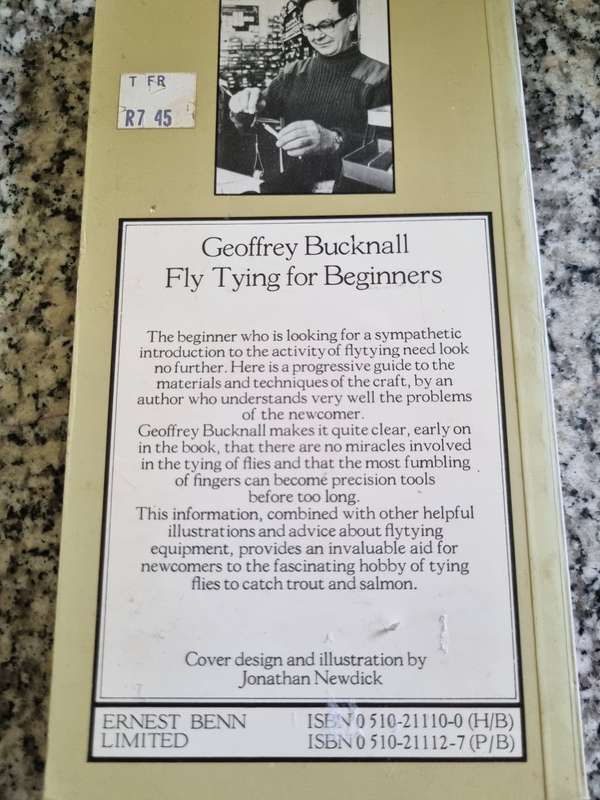 FLY TYING FOR BEGINNERS GEOFFREY BUCKNALL A Benn Fishing Handbook  ( flyfishing  trout )