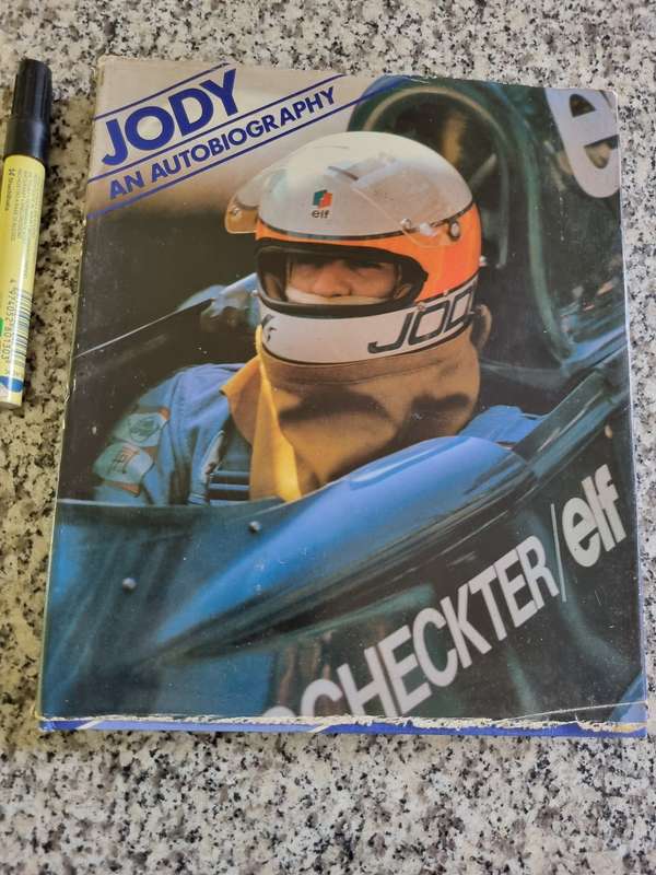 JODY AN AUTOBIOGRAPHY  ( Jody Schecter a South African Motor Racing Driver ) Note Ex School Library