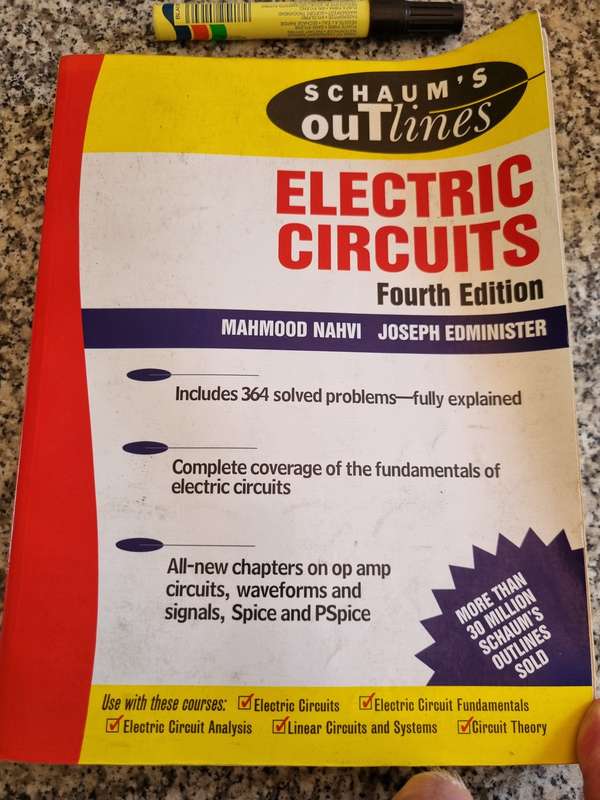 SCHAUM'S OUTLINES ELECTRIC CIRCUITS FOURTH EDITION MAHMOOD NAHVI JOSEPH EDMINISTER