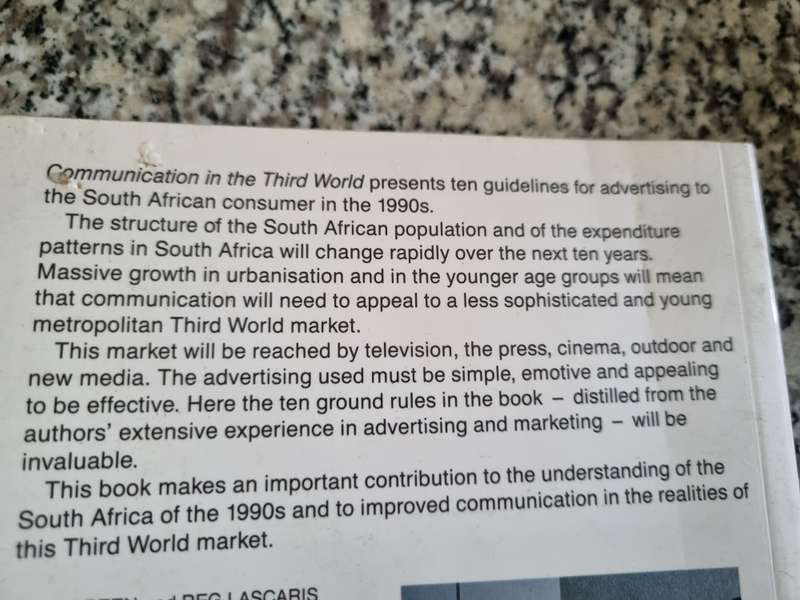 COMMUNICATION IN THE THIRD WORLD Seizing Advertising opportunities in 1990's Nick Green Reg Lascaris