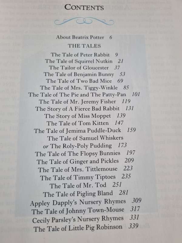 THE COMPLETE TALES of BEATRIX POTTER F WARNE & Co 1989 NOTE Dust jacket - POOR