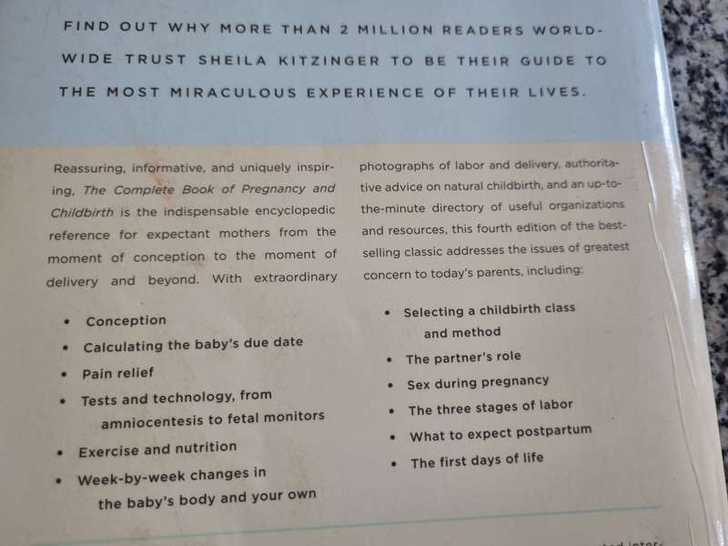THE COMPLETE BOOK OF PREGNANCY & CHILDBIRTH SHEILA KRITZINGER