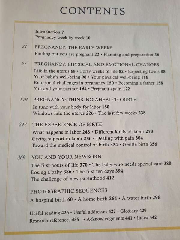 THE COMPLETE BOOK OF PREGNANCY & CHILDBIRTH SHEILA KRITZINGER