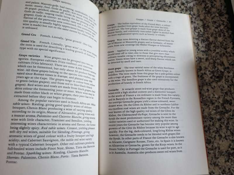 THE SOUTH AFRICAN WINE DICTIONARY E H BOLSMANN 1977
