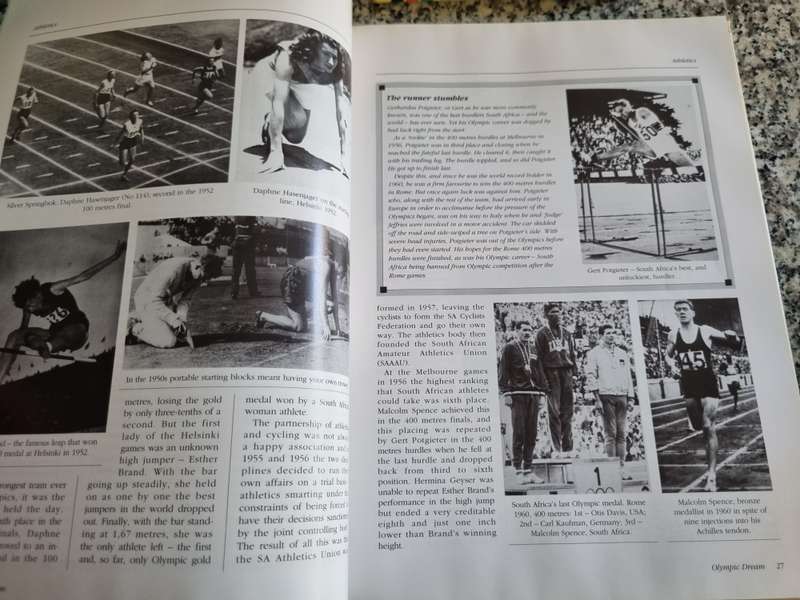 OLYMPIC DREAM THE SOUTH AFRICAN CONNECTION MARK LEACH GARY WILKINS  1992 BARCELONA sports athletics
