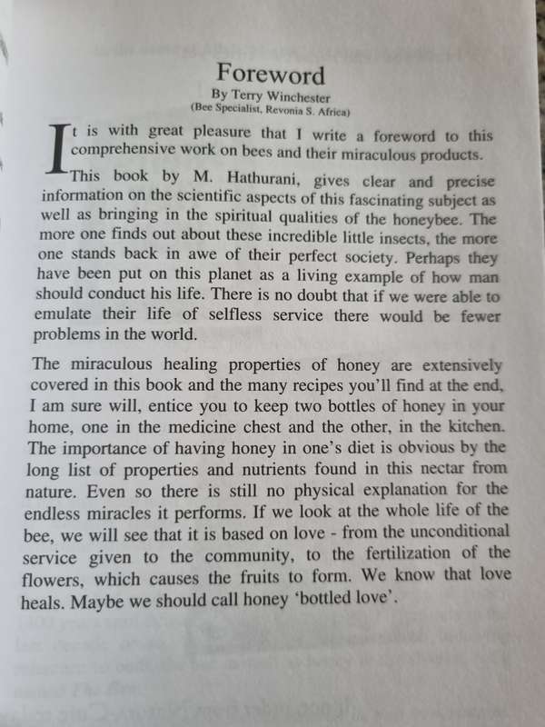HONEY REAL FOOD & MEDICINE Dr I KEEKA & M HATHURANI ( Bees beekeeping remedies about bee stings