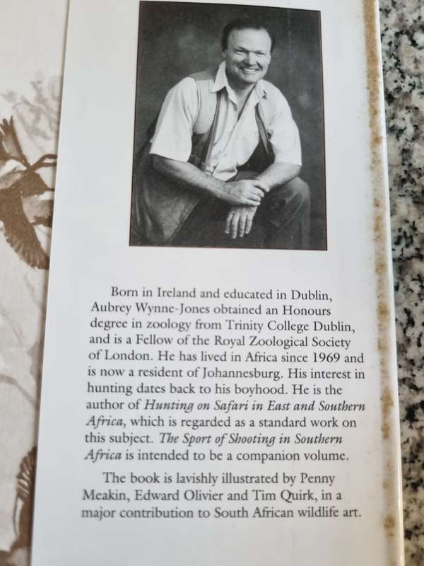 THE SPORT OF SHOOTING  IN SOUTHERN AFRICA AUBREY WYNNE JONES ( WYNNE-JONES ) Hunting