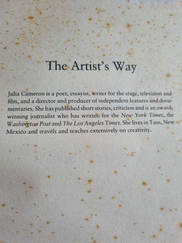 THE ARTISTS WAY Course in Discovering  & Recovering your Creative Self JULIA CAMERON  The Artist`s