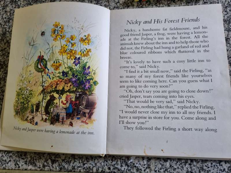 NICKY and his FOREST FRIENDS by MARILYN NICKSON illustrated by FRITZ BAUMGARTEN 1968