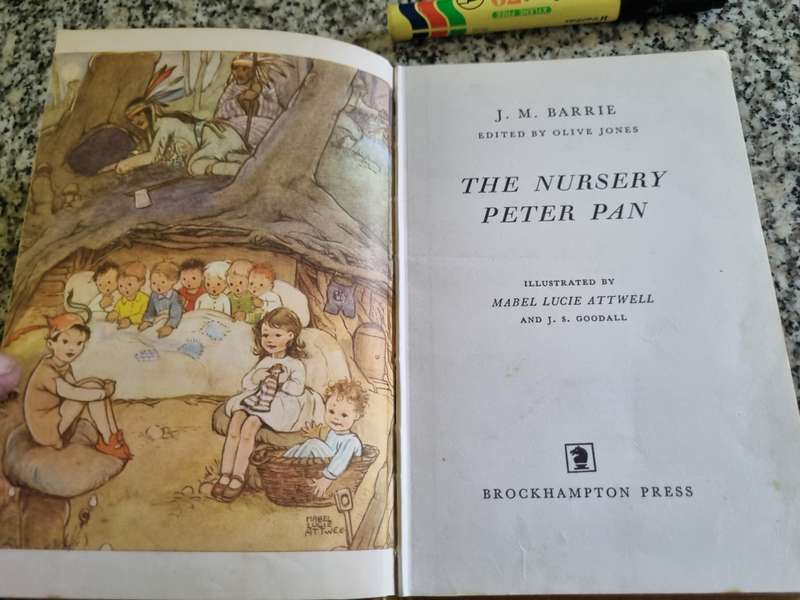 J M BARRIE THE NURSERY PETER PAN Ed. OLIVE JONES Ninth Imp. 1974