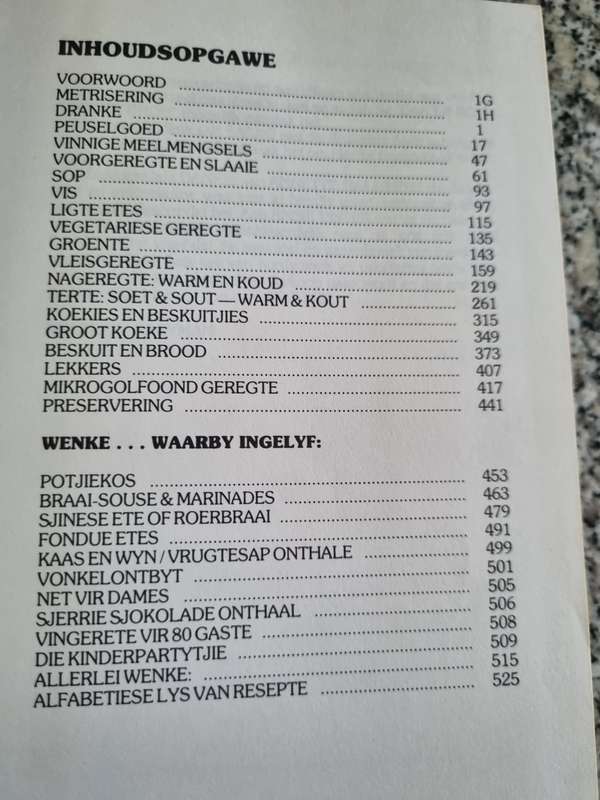 BAK EN BOU SONDER BROU  uitgegee NG KERK WESMOOT Resepteboek