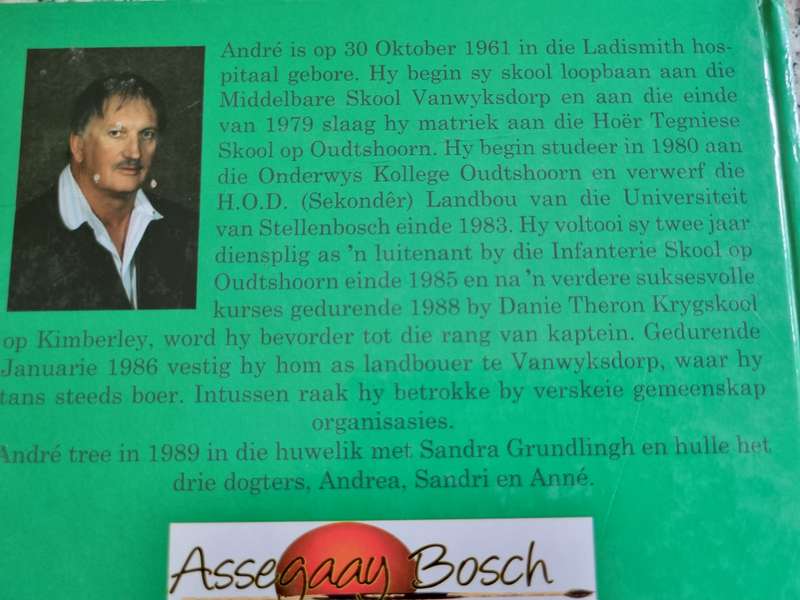 VANWYKSDORP Notule van 'n Nostalgiese Reis deur Tyd ANDRE BRITZ Geteken deur Andre Britz