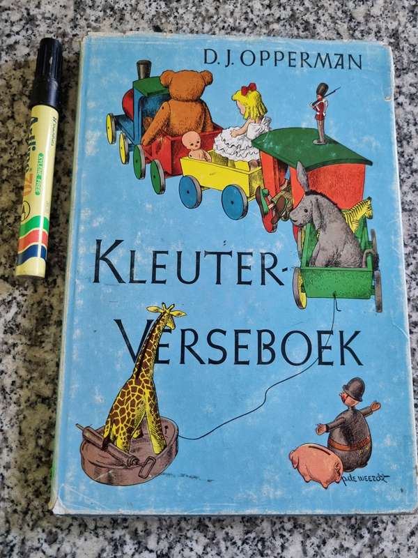 D J OPPERMAN KLEUTER VERSEBOEK Agste Druk 1973