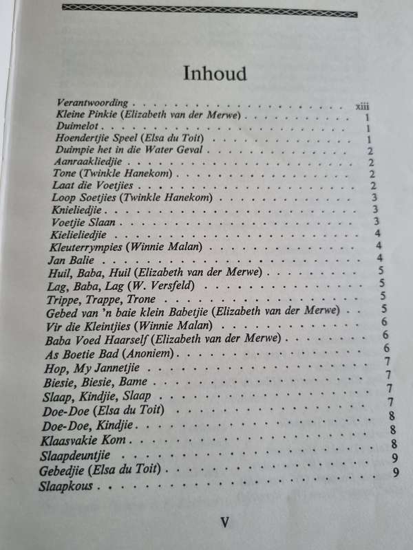 D J OPPERMAN KLEUTER VERSEBOEK Agste Druk 1973