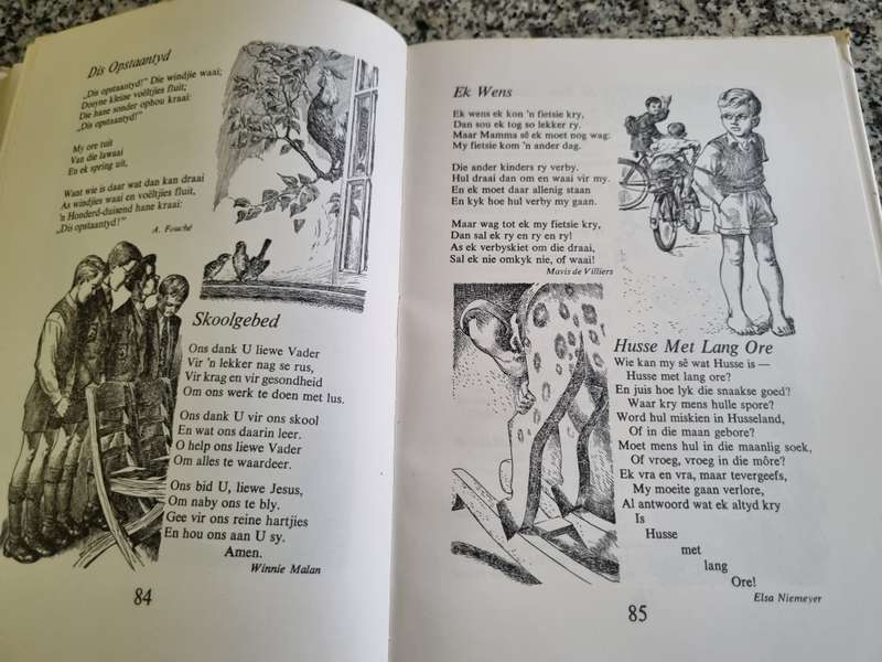 D J OPPERMAN KLEUTER VERSEBOEK Agste Druk 1973