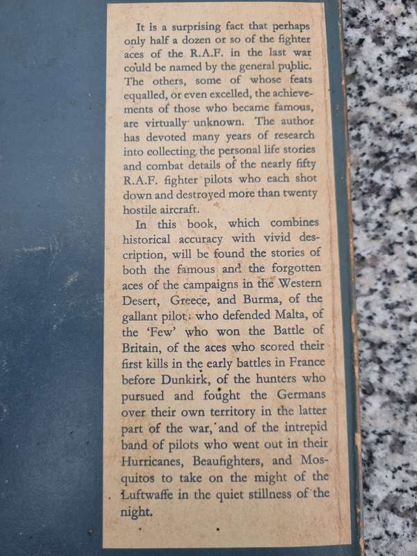 THE FIGHTER ACES OF THE Royal Air Force E C R BAKER   this Ed. 1965 (  aircraft aviation RAF