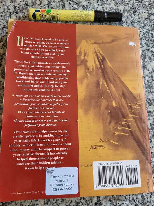 THE ARTISTS WAY Course in Discovering  & Recovering your Creative Self JULIA CAMERON  The Artist`s