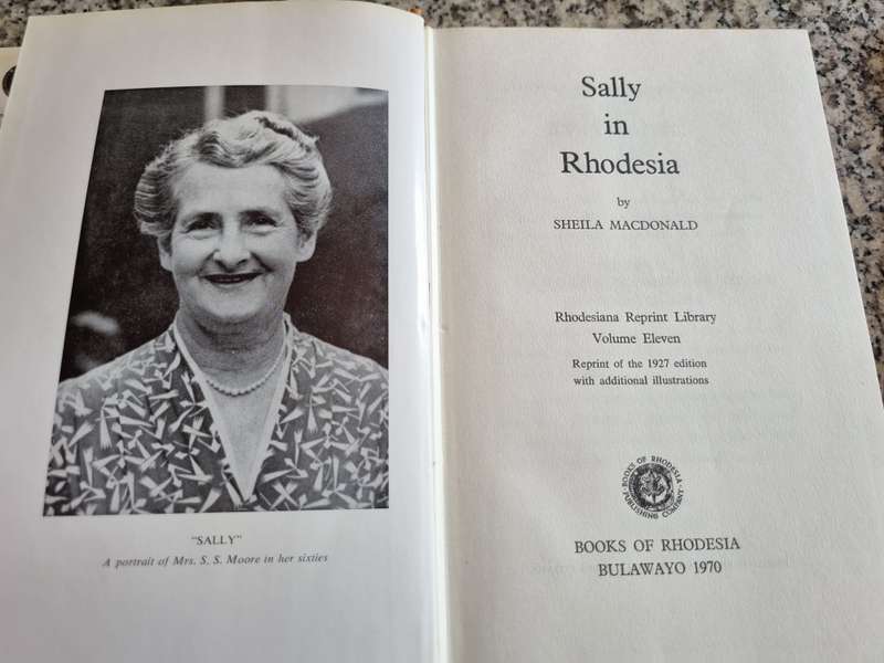 SALLY IN RHODESIA SHEILA MACDONALD Books of Rhodesia 1970
