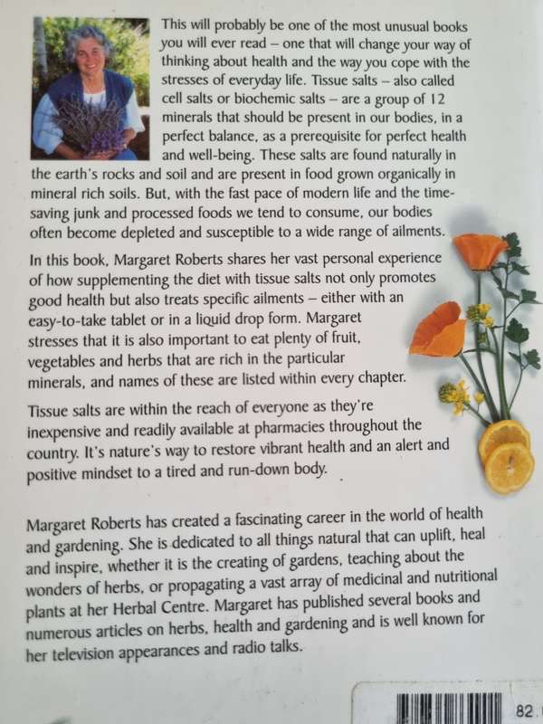 MARGARET ROBERTS TISSUE SALTS FOR HEALTHY LIVING
