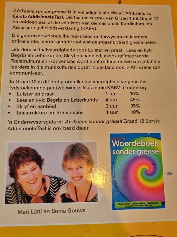 AFRIKAANS SONDER GRENSE 12 Eerste Additionele Taal