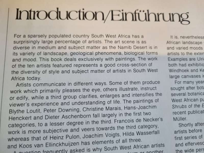PAINTERS SWA / NAMIBIA KUNSTMALER Limited Edition no 848 of 1000 art artists