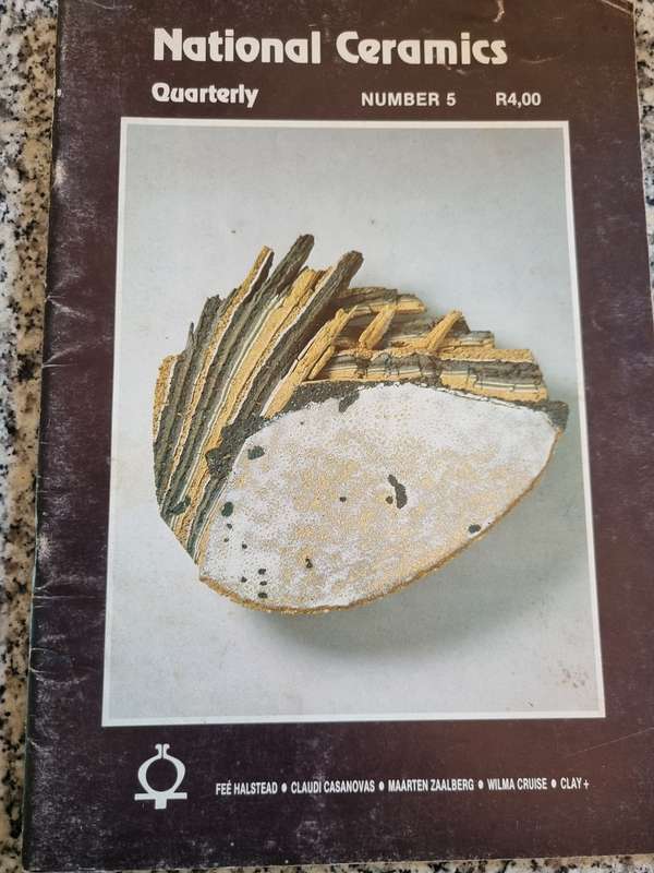 Bundle of 10 NATIONAL CERAMIC ( South African ) quarterly magazines from around 1989 ceramics art