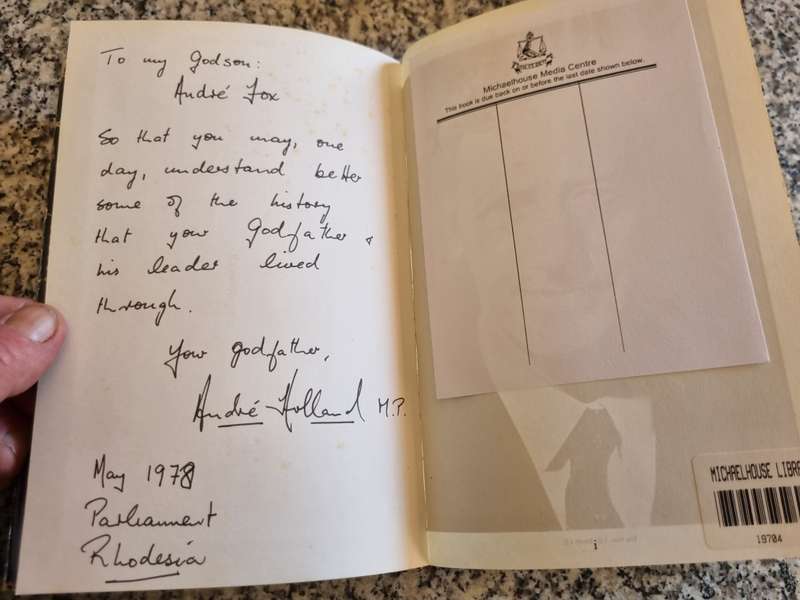 THE QUIET MAN PHILLIPPA BERLYN Signed Andre Holland M P Rhodesia Biography of Hon IAN DOUGLAS SMITH