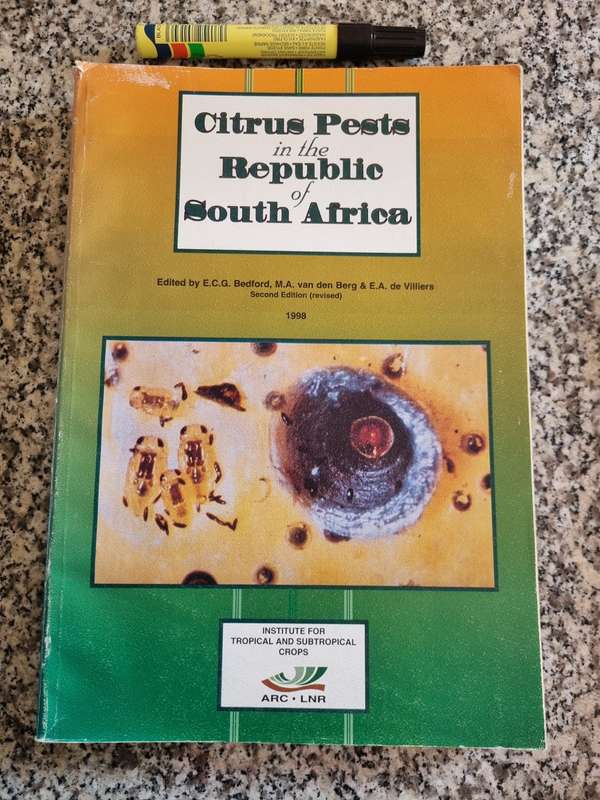 CITRUS PESTS in the REPUBLIC of SOUTH AFRICA Ed. E C G BEDFORD et al Second Revised Ed. 1988