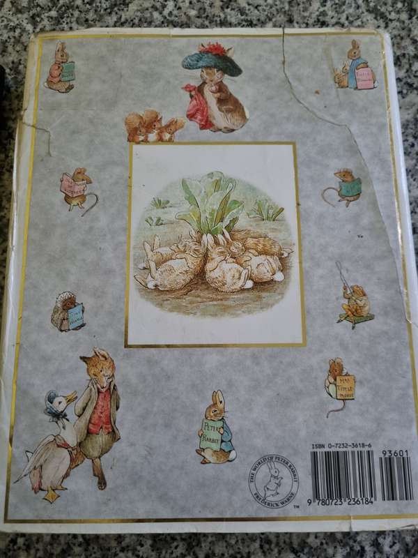 THE COMPLETE TALES of BEATRIX POTTER F WARNE & Co 1989 NOTE Dust jacket - POOR