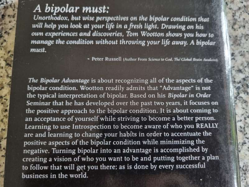 THE BIPOLAR ADVANTAGE TOM WOOTTON  ( physchiatry )