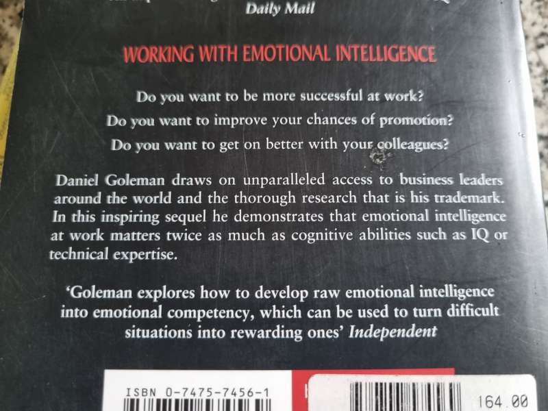 EMOTIONAL INTELLIGENCE & WORKING WITH EMOTIONAL INTELLIGENCE DANIEL GOLEMAN Omnibus