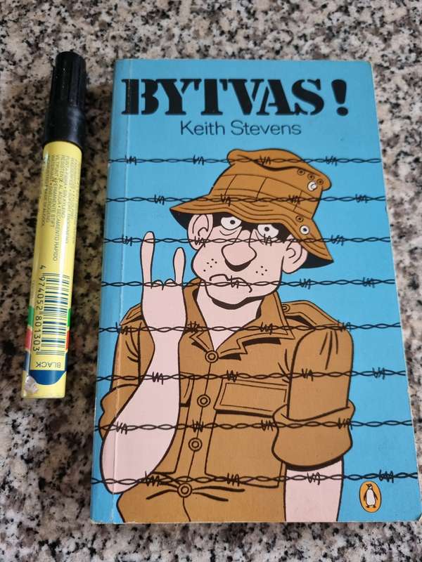 BYTVAS KEITH STEVENS  ( cartoon sketches of life in the armed forces military service )