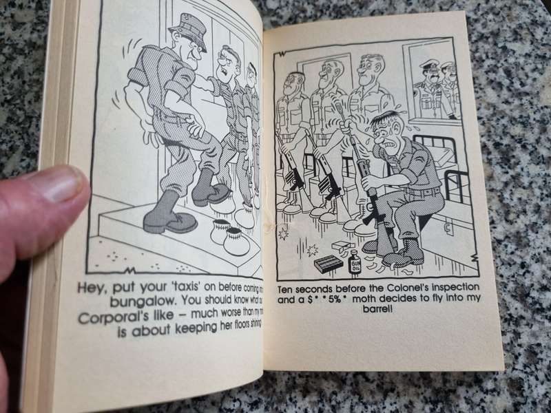 BYTVAS KEITH STEVENS  ( cartoon sketches of life in the armed forces military service )
