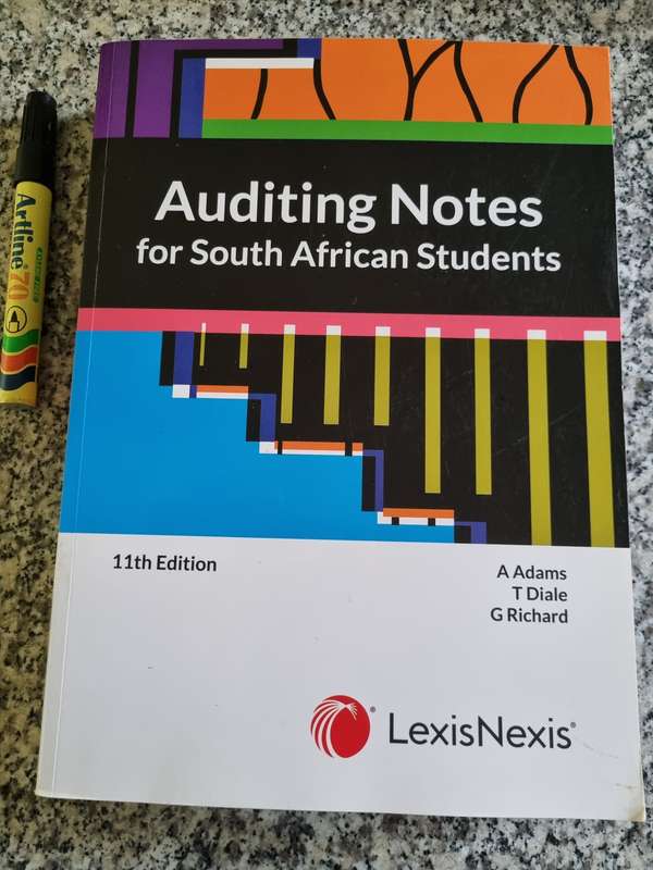 AUDITING NOTES FOR SOUTH AFRICAN STUDENTS 11th Ed. A ADAMS T DALE G RICHARD Lexis Nexis