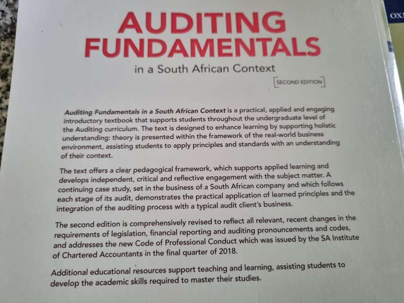 AUDITING FUNDAMENTALS 2nd Ed S A CONTEXT PLUS GRADED QUESTIONS 3rd Edition