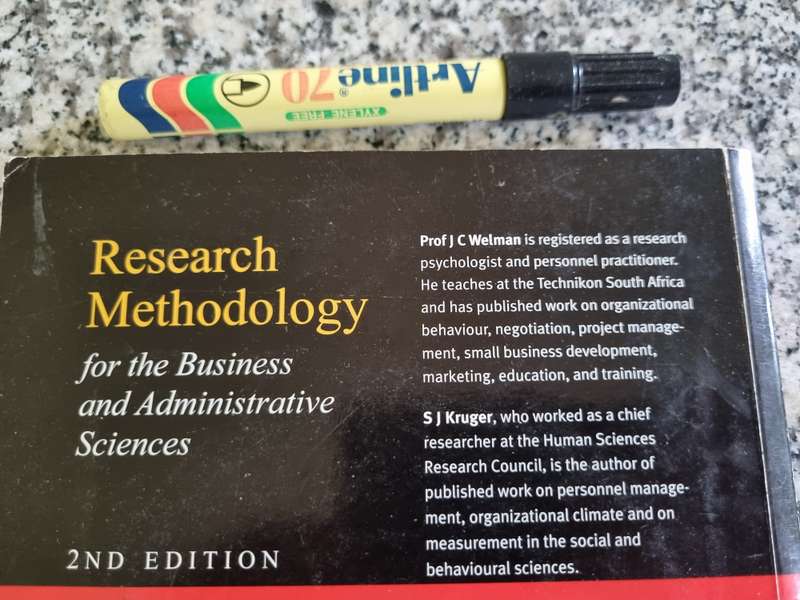 RESEARCH METHODOLOGY SECOND EDITION J C WELMAM S J KRUGER