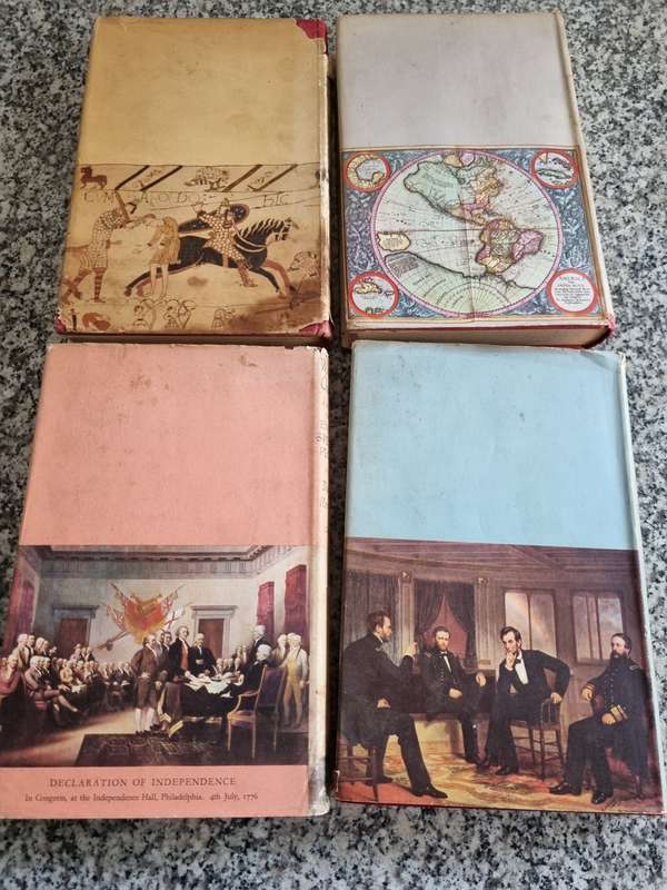 4 books A HISTORY OF THE ENGLISH SPEAKING PEOPLES WINSTON S CHURCHILL  all four books D/j Poor
