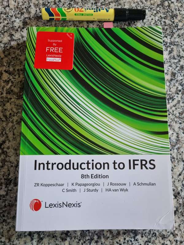 INTRODUCTION TO IFRS 8th Edition Z R KOPPESCHAAR K PAPAGEORGIOU J ROSSOUW  et al