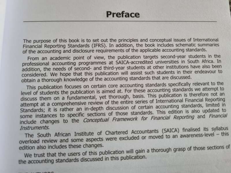 INTRODUCTION TO IFRS 8th Edition Z R KOPPESCHAAR K PAPAGEORGIOU J ROSSOUW  et al