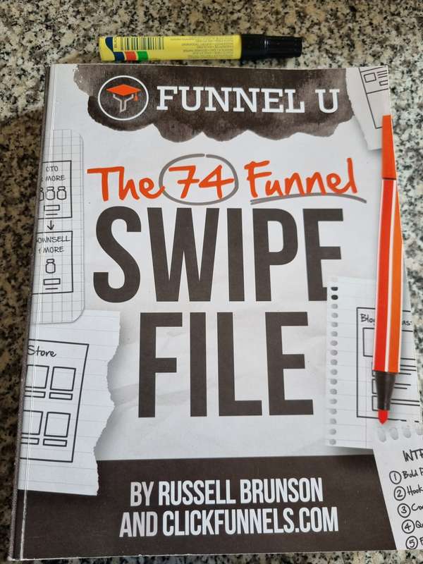 74 FUNNEL SWIPE FILE RUSSELL BRUNSON & CLICKFUNNELS.COM  ( internet marketing enviroment ) Funnell