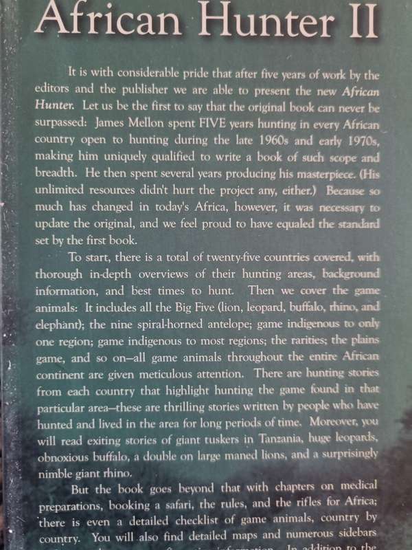 AFRICAN HUNTER II Edited by CRAIG T BODDINGTON and PETER FLACK ( hunting )