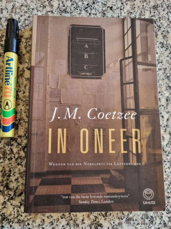 IN ONEER J M COETZEE Wenner van die Nobelprys vir Letterkunde