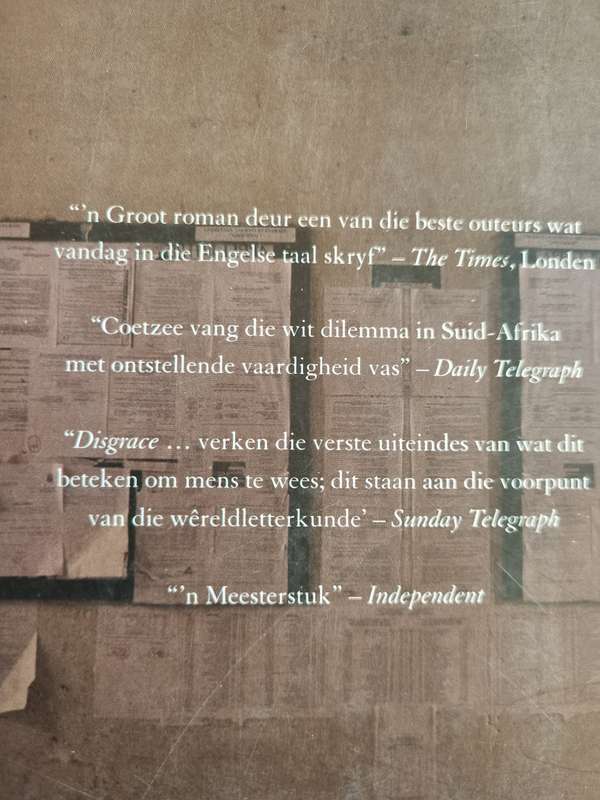 IN ONEER J M COETZEE Wenner van die Nobelprys vir Letterkunde