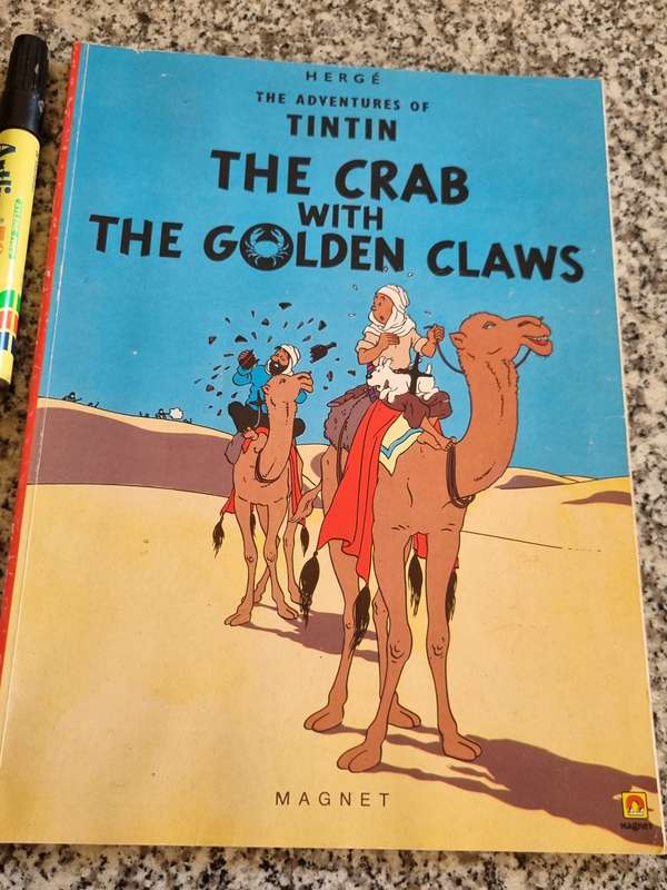 THE ADVENTURES OF TINTIN THE CRAB WITH THE GOLDEN CLAWS