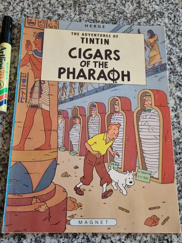 THE ADVENTURES OF TINTIN CIGARS OF THE PHARAOH