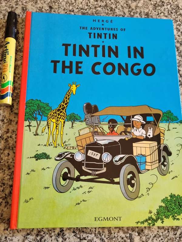 THE ADVENTURES OF TINTIN TINTIN IN THE CONGO (  hardcover )