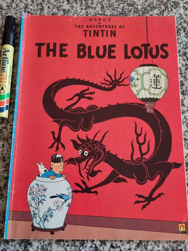 THE ADVENTURES OF TINTIN THE BLUE LOTUS