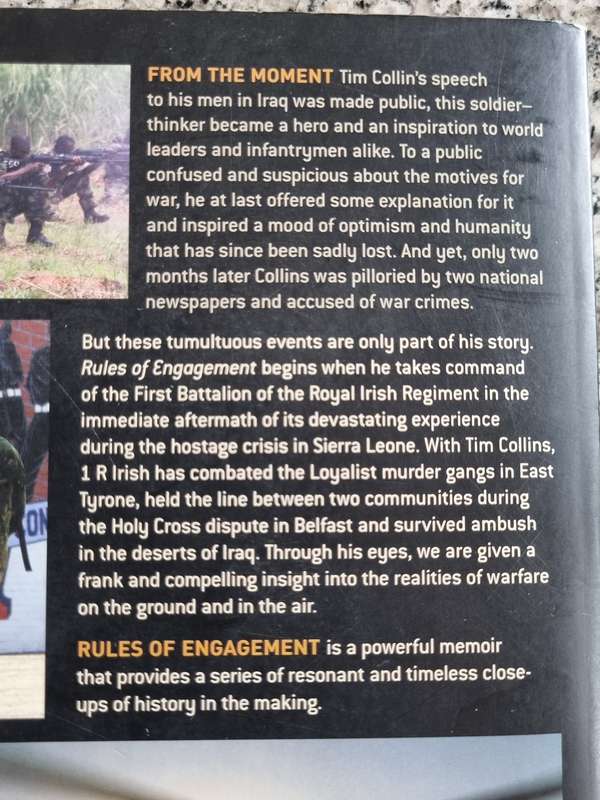 RULES OF ENGAGEMENT A LIFE IN CONFLICT TIM COLLINS